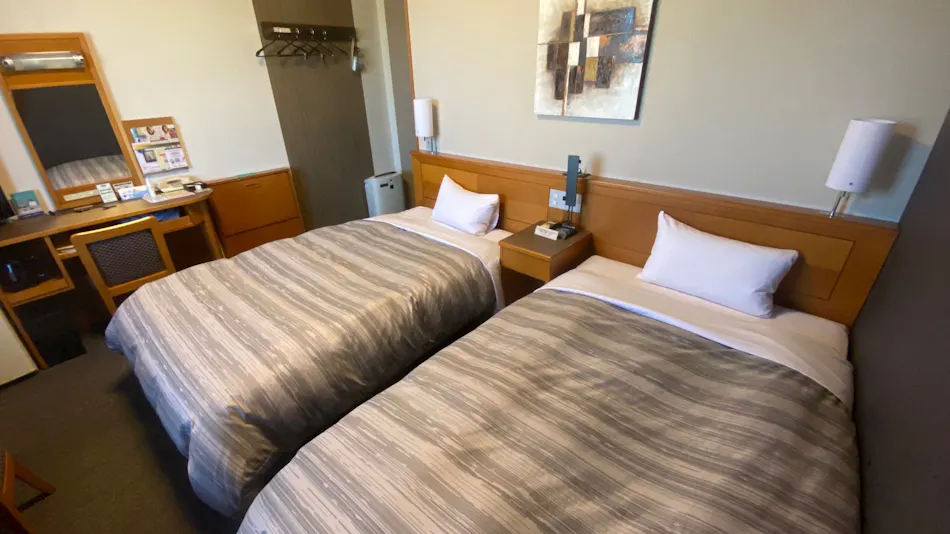 Otsu Natural Hot Spring "Tabibito no Yu" Hotel Route-Inn Aso Kumamoto Airport Ekimae