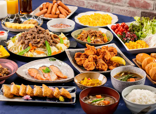 【朝食】盛り合わせ一例