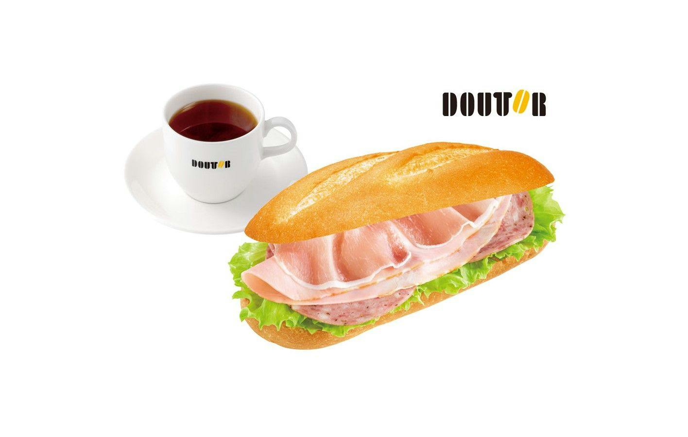 【ヴィラフォンテーヌ×ドトールコーヒー】コラボ朝食Bセットプラン