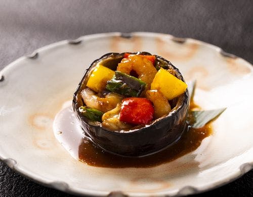 夜コース_単品_米茄子田楽