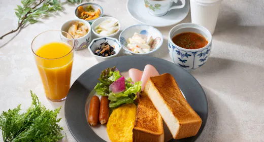 【朝食付】朝7時から営業 定食など選べるセットメニュー!