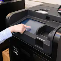 自動チェックイン機が導入されました。