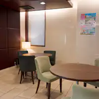 ロビーでお寛ぎ