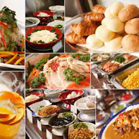 บุฟเฟ่ต์อาหารเช้า: ขนมปังอบสดใหม่เป็นที่นิยม