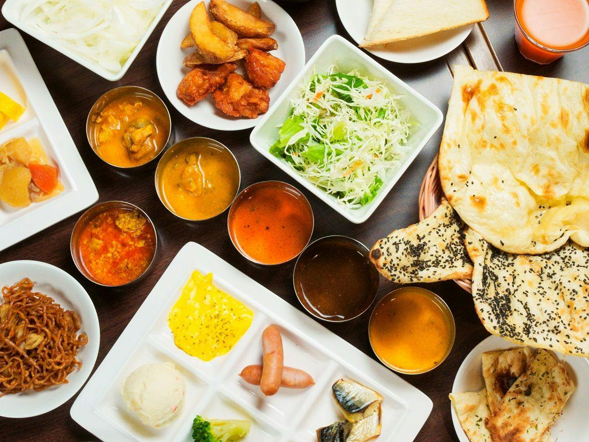 【朝食バイキング付】50種類の朝食バイキング付きプラン！