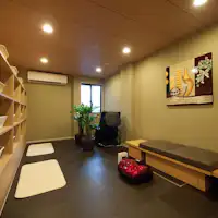 Public bath changing room