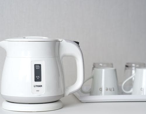 ３名利用可能なツインのお部屋です。