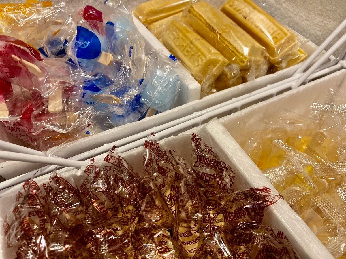 【湯上りアイスサービス♪】