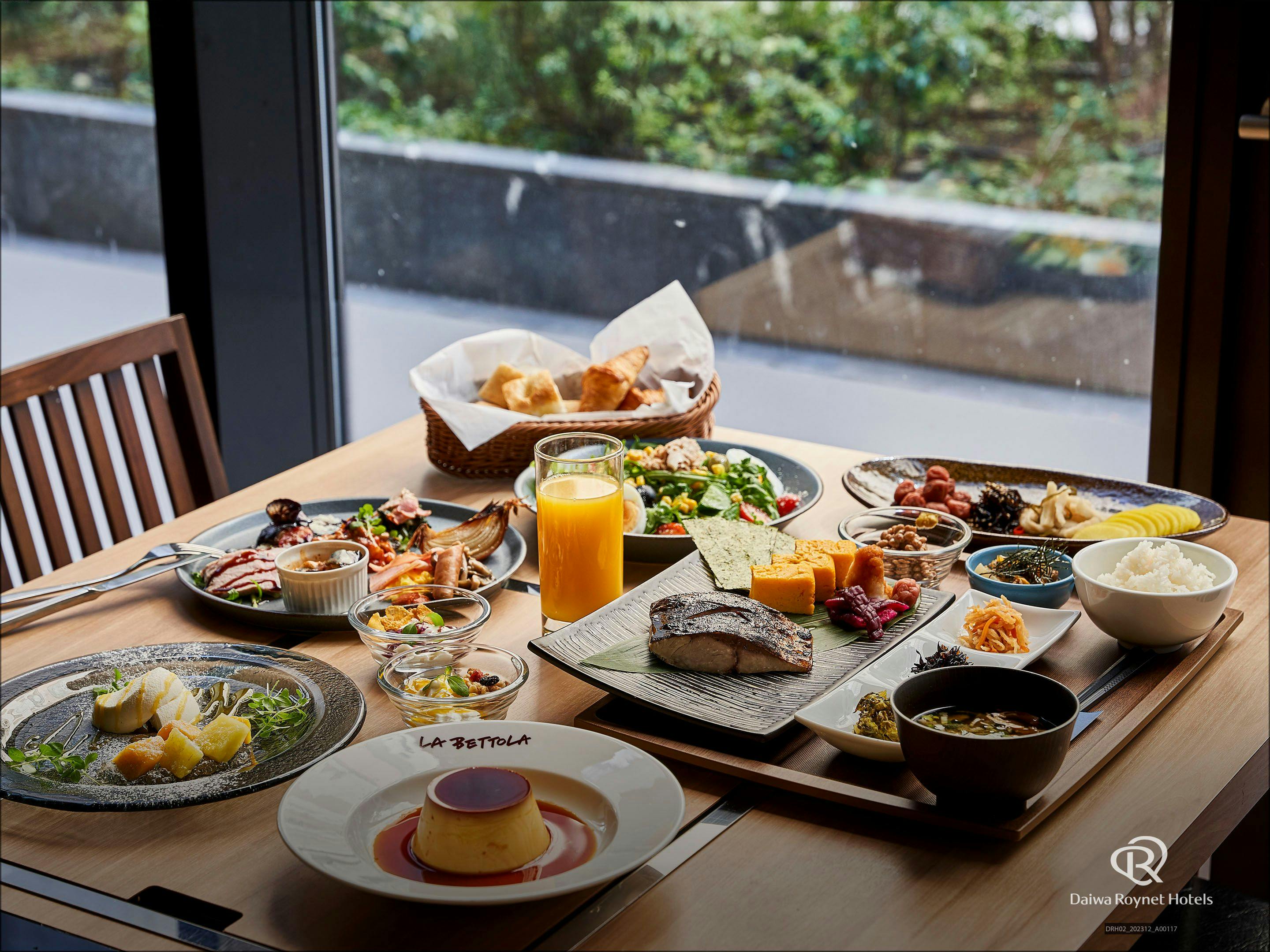 朝食イメージ（盛り付け）