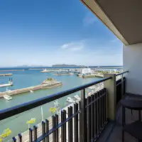 海側客室からの眺望