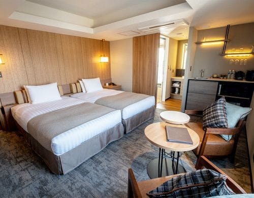 ■ラグジュアリーツイン／半露天風呂付