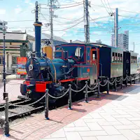 坊っちゃん列車は松山市内で土・日のみ運行