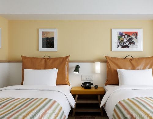 客室：ツインルーム