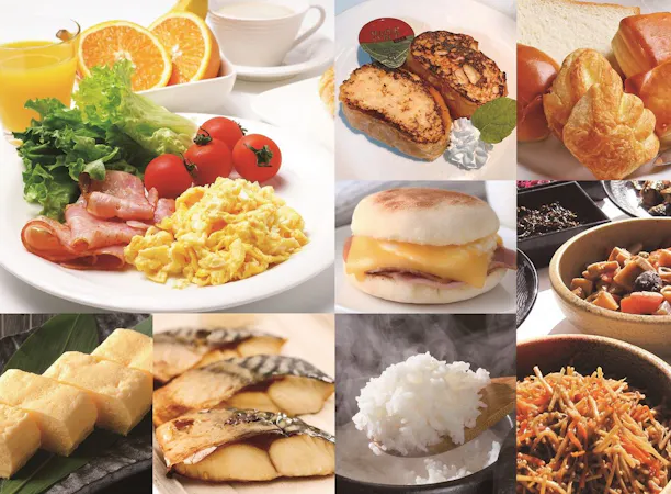 朝食ビュッフェ