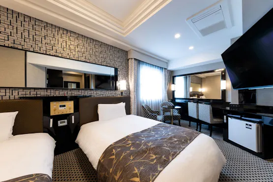 ห้องดีลักซ์เตียงคู่ (ขนาด 25.5 ตารางเมตร)