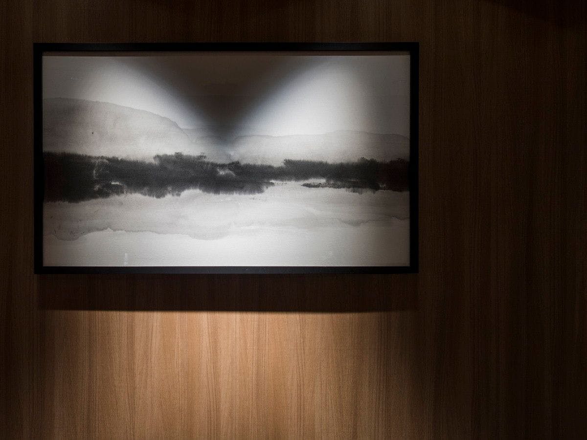 館内の様々な箇所で目で楽しめるインテリア