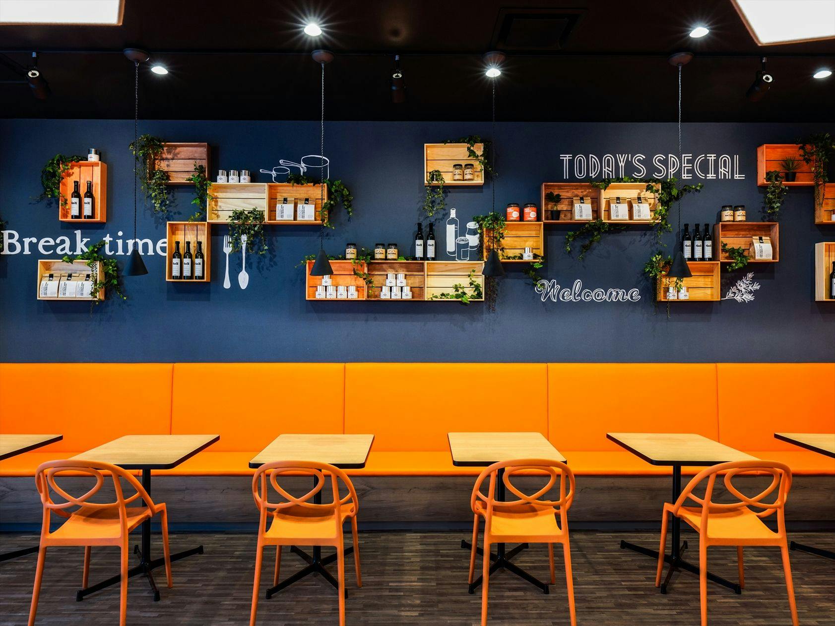 พื้นที่บุฟเฟ่ต์อาหารเช้า