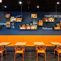 พื้นที่บุฟเฟ่ต์อาหารเช้า