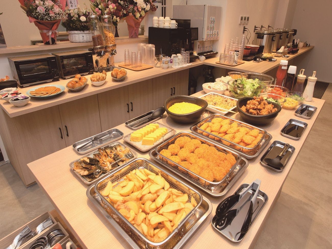 朝食ビュッフェ