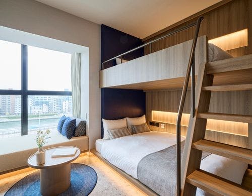 ツーベッドバンクルーム