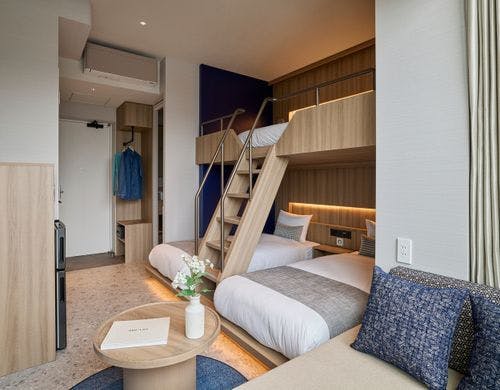 スリーベッドバンクルーム