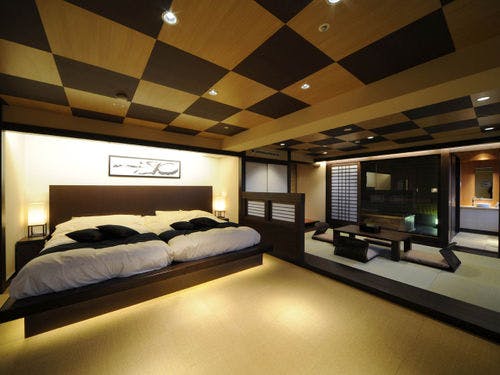 茶臼【最上階の天然温泉付スイートルーム】