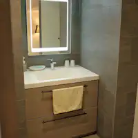 ห้องน้ำคู่ขนาดใหญ่