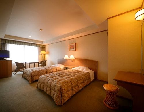 ゆったりとしたツインルーム