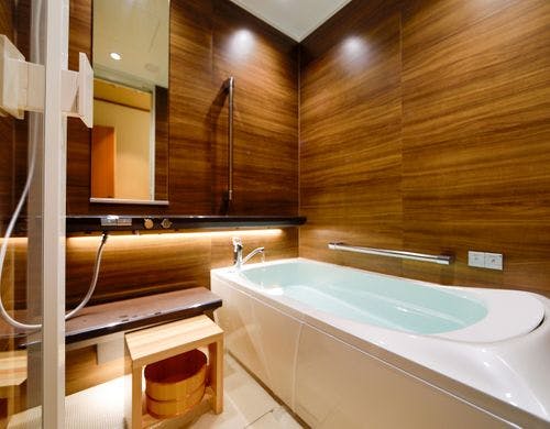 温泉給湯の内風呂