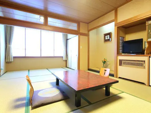 【ห้องพักสไตล์ญี่ปุ่น】ห้องพักที่มีขนาดเหมาะสมกับจำนวนคน.