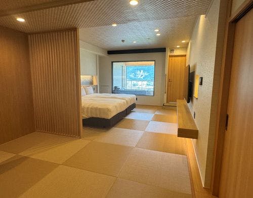 露天風呂付和モダンツイン