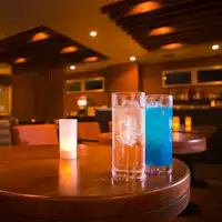 숙소 이용객 전용 라운지 밤