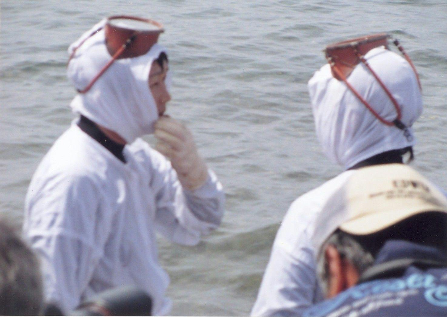 지역 여성 해녀들