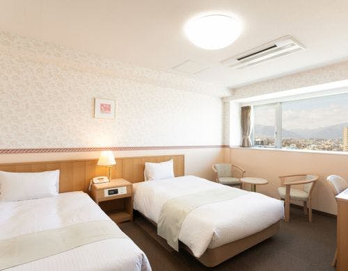 【ツインルーム】120cm幅ベッド×2台