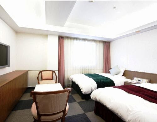 ツインルームのテレビ