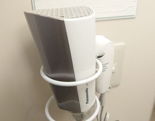 シングルルームのドライヤー
