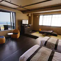 테라스와 노천탕이 있는 특별실