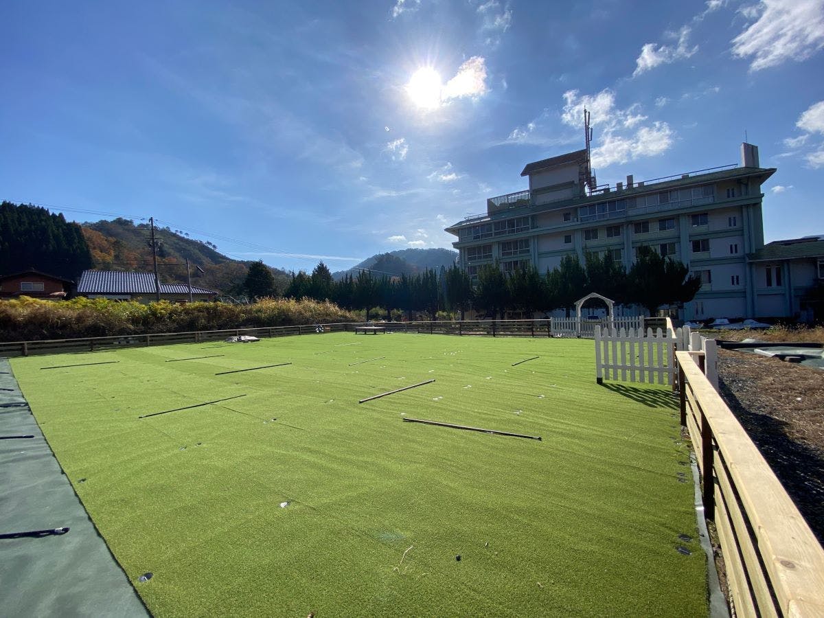 พื้นที่วิ่งเล่นสำหรับสุนัขในสถานที่