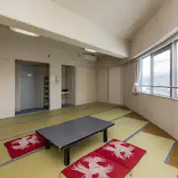 Kamar gaya Jepang 16 tatami, kamar sudut (dengan wastafel dan toilet terpisah)