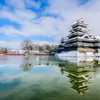 Kastil Matsumoto - Salju