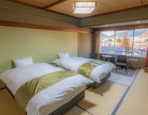 【ツインベッド】和室10畳