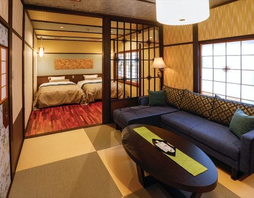おふたり専用＜和室にベッド＞