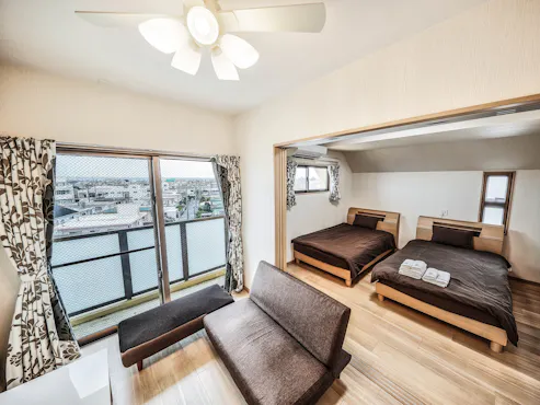 【1LDK】거실 & 침실