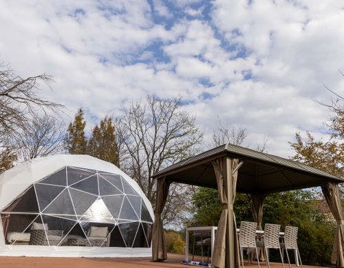 グランピング型ドームテント外観