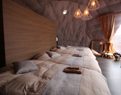 グランピング室内