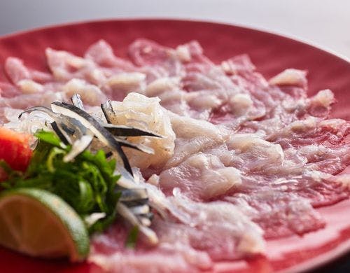 蟹ふぐ会席てっさ（2人前）