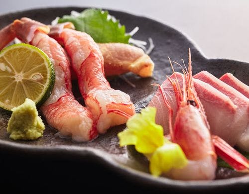 蟹鰤会席お造り