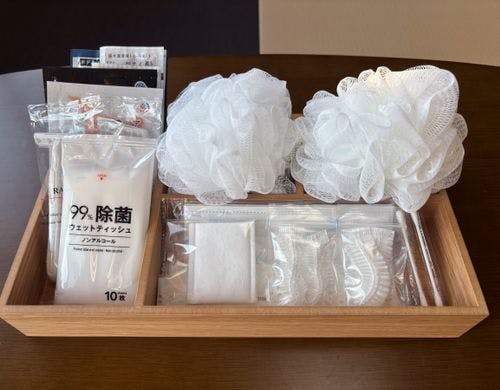 バス付のお部屋と貸し切り風呂のみご用意。