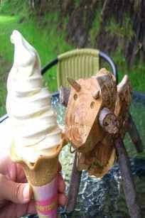 ไอศกรีมซอฟต์เสิร์ฟที่ภูมิใจของฟาร์มฟูจิซัง