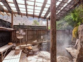 ペットと泊まれる離れの温泉宿　民宿水分村